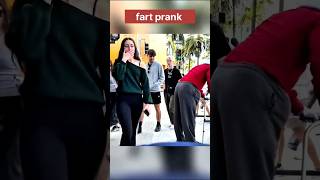 fart prank on girls💨/ girls reaction🤣 #prank #prankgirl #fart #public #reaction #funny #shorts #wft