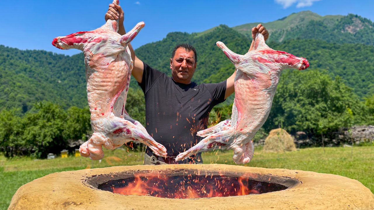 Свежая  Баранина с Овощами зажаренные в моем новом тандыре! Простой и полезный рецепт