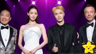 Girls' Generation's Yoona and EXO's Lay had little interaction despite appearing in the same frame..