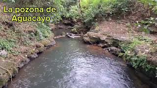 Descubriendo un lugar escondido en Aguacayo,Jiquilisco, Usulután, la Pozona de un chorro
