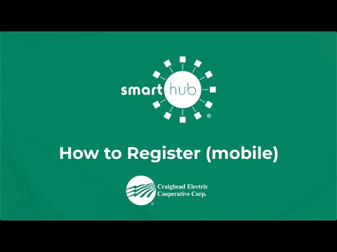 How to register for SmartHub on a Mobile Device.