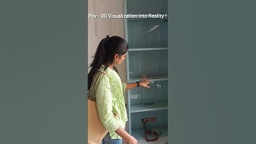 Pov - 3d visualization into reality 😍 #archituber #ytshorts #shorts  #interiordesign #shortsfeed