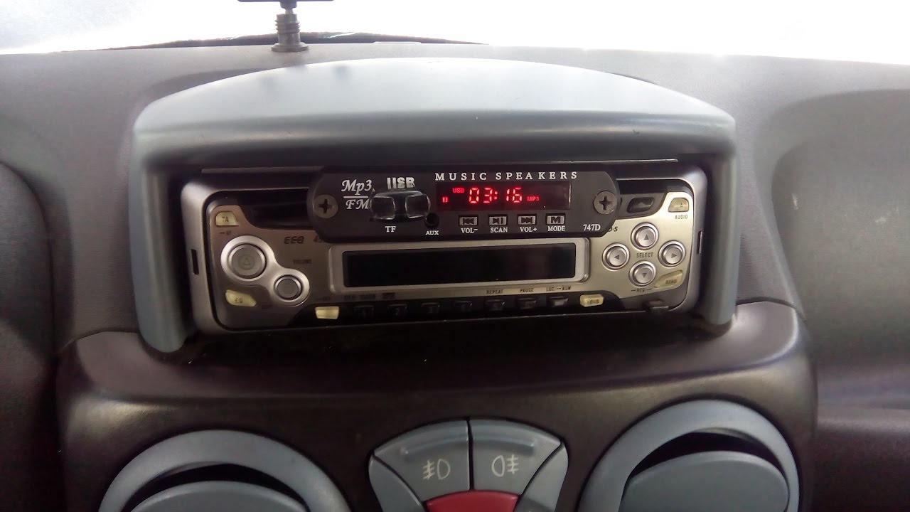 Установка mp3 в автомагнитолу Pioneer DEH-1600R своими руками - YouTube