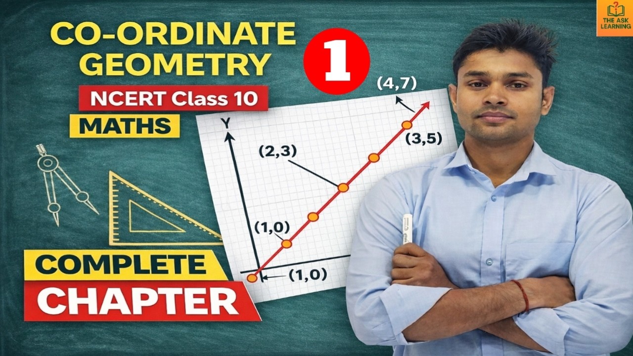Coordinate Geometry | निर्देशांक ज्यामिति | Class 10th Maths Chapter 7 | Part -1
