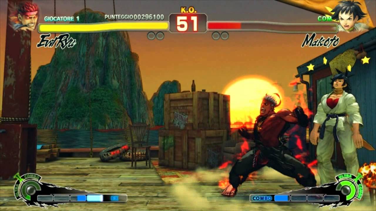SSF4AEv2012 Evil Ryu Arcade (Ultra Diffic. 3 Rounds)