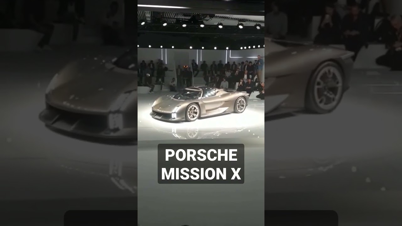 New Porsche Mission X Is An Electric Hypercar Concept Charging For 'Ring  Record Glory