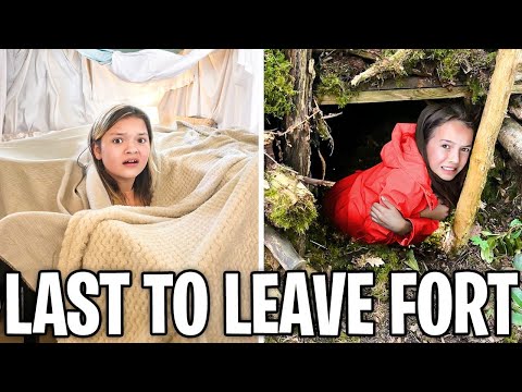 WHO can SURVIVE the LONGEST?! *Cora SLEEPING OUTSIDE?!*