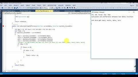 calculate date time difference and countdown function in asp net C# | The PG TechBox