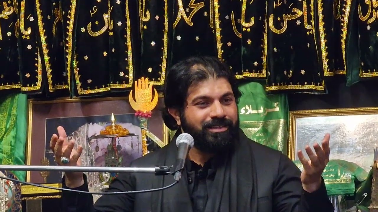 9th Muharram Majlis by Allama Asif Raza Alvi ] Dua e Zehra, Northampton.