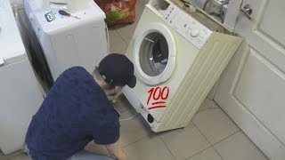 Replacing shock absorbers on a Bosch washing machine