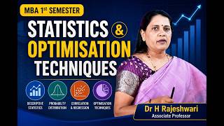 Statistics And Optimisation Techniques