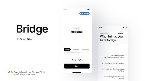 Bridge - GDSC Solution Challenge 2024