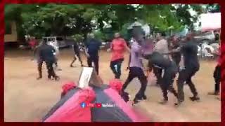 Suhum: Chaos as Machetes and Cutlasses display at NPP funeral