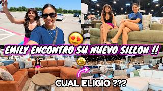 The search is over!! Emily found her NEW COUCH😍💚 + Which one did she choose!!?😱🛋️
