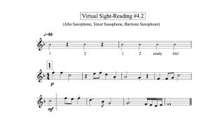 Virtual Sight Reading Level 4.2 (Saxophone)