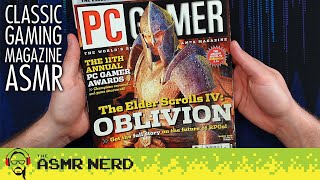 Classic Gaming Magazine ASMR ft. Oblivion & Half Life 2! 📖🎮 Page Turning & Nostalgic Whisper Ramble screenshot 5