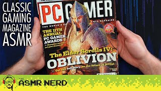 Classic Gaming Magazine ASMR ft. Oblivion & Half Life 2! 📖🎮 Page Turning & Nostalgic Whisper Ramble screenshot 4