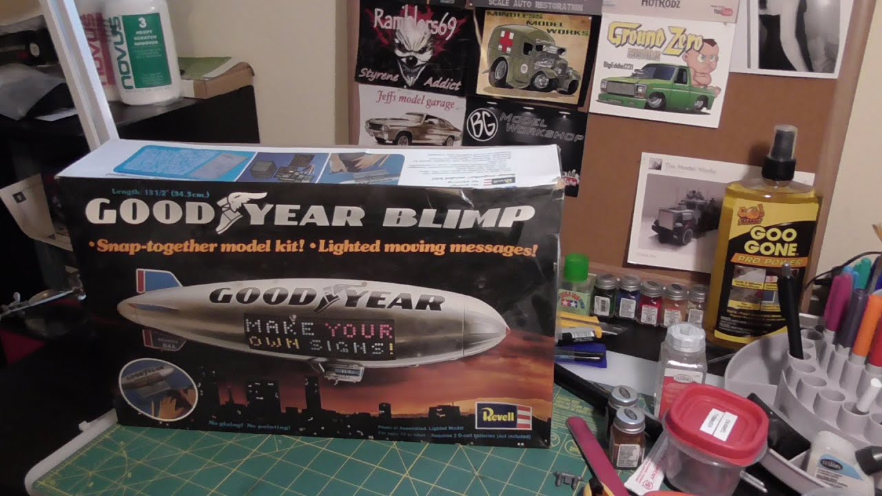 Vintage 1975 Revell Goodyear Blimp Intro - "America" in Spring, TX - TMH 0010