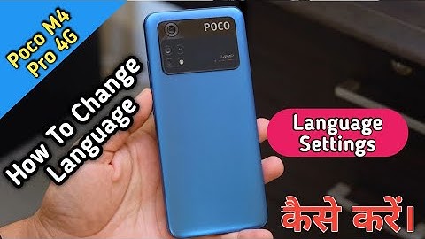 How To Change Language in Poco M4 Pro 4G,Poco M4 Pro Main Language Settings Keise Kare, Language