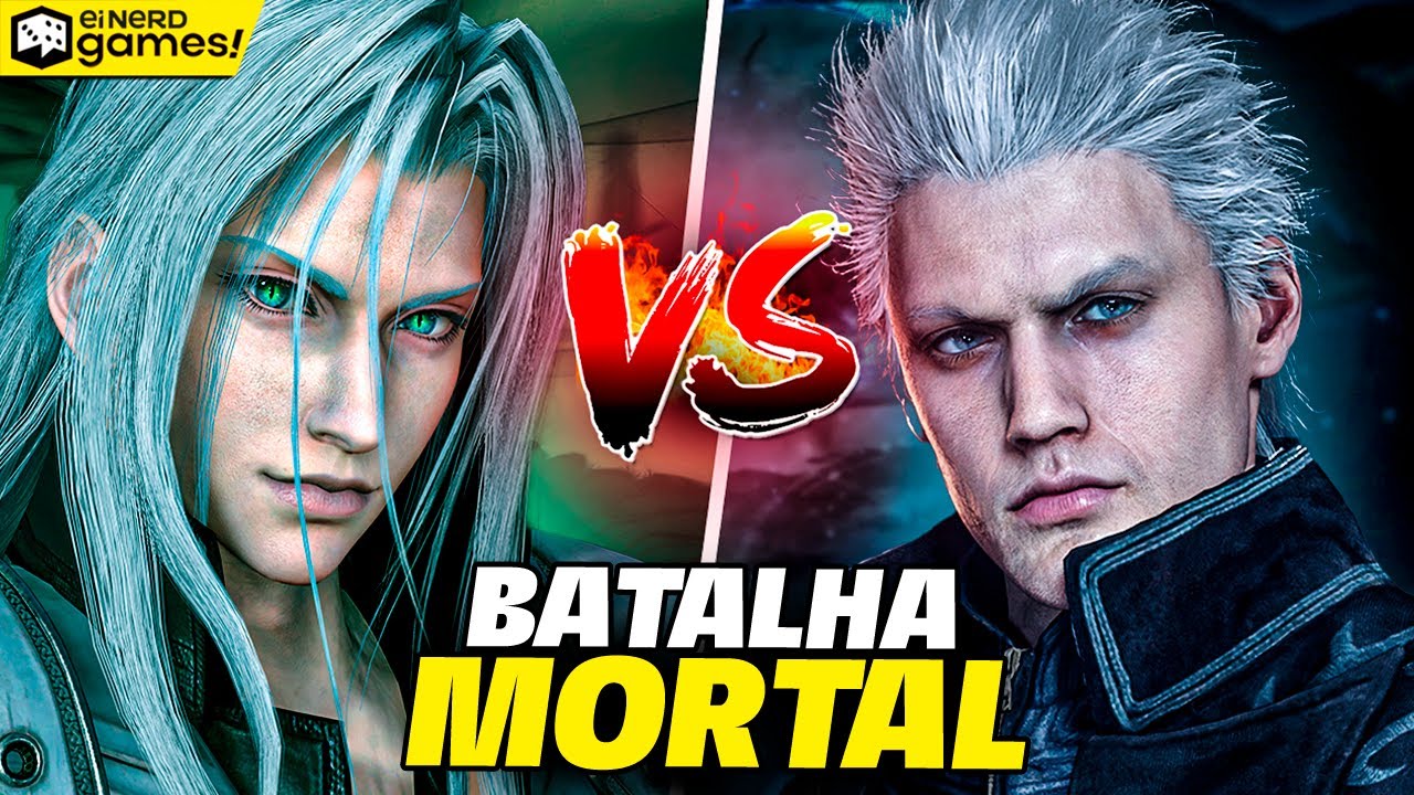 SEPHIROTH VS VERGIL - QUEM VENCE? | BATALHA MORTAL