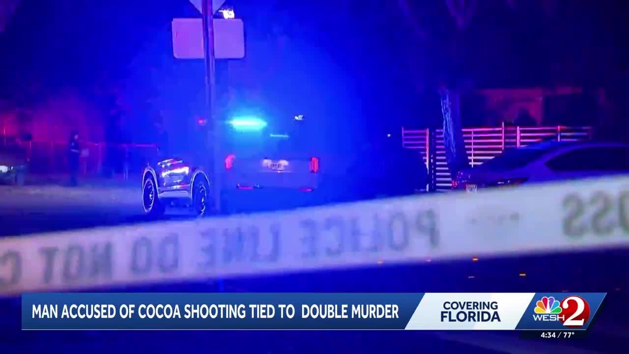 Man accused of cocoa shooting tied to double murder