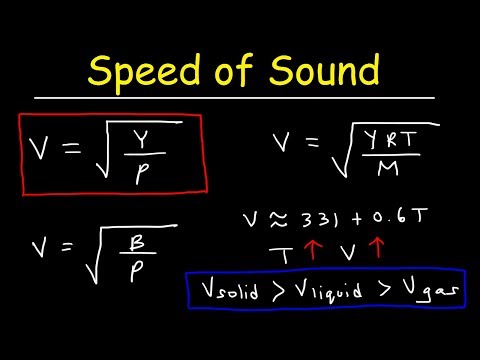 Speed of Sound in Solids, Liquids, and Gases - Physics Practice Problems