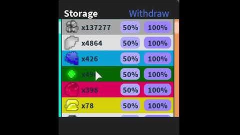 Inventory Bug, Azure Mines