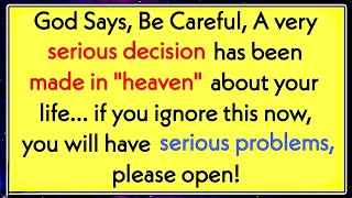 Be Careful, A Very Serious decision Has Been Made In "Heaven" About Your ✝️Jesus Says 💌#jesusmessage
