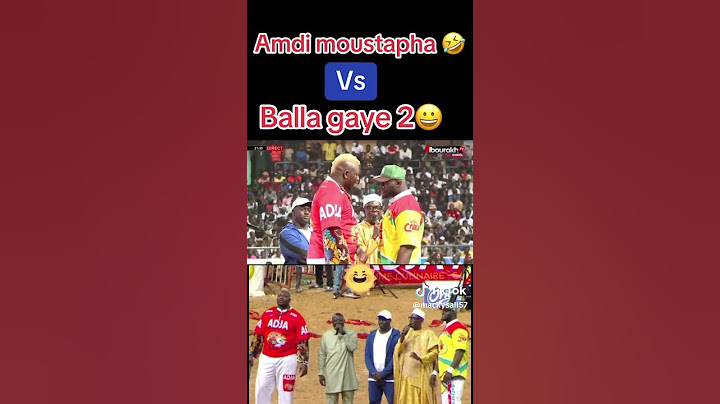 Balla Gaye  vs Tapha tine  combat bou nara metti