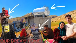 REAL NOMADIC LIFE IN THE MOUNTAINS:A NEW WATER TANK & AN EMOTIONAL BIRTHDAY