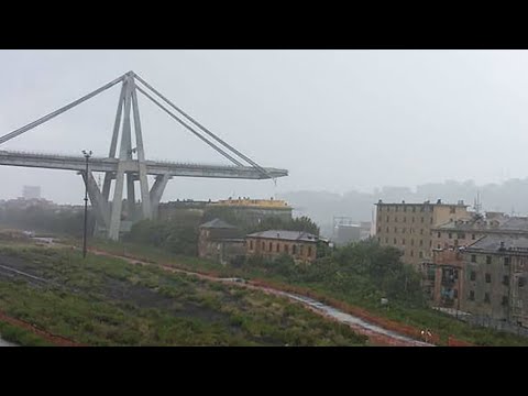 Vidéo: Un Pont S'effondre En Italie