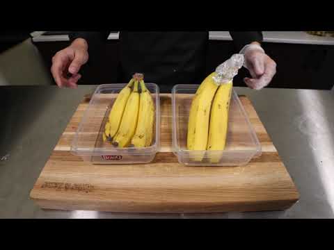 Вопрос: Как хранить бананы, чтобы они не перезрели?
