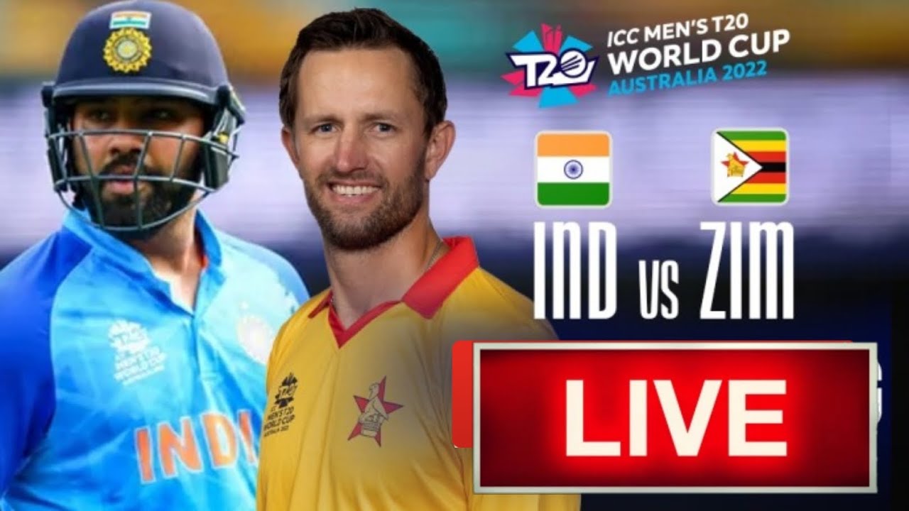 LIve India vs Zimbabwe, Group2 Match Cricket Score Ind Vs Zim Live