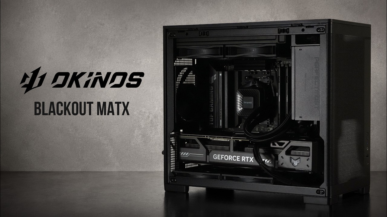 Okinos MiniArt 4 Blackout mATX Build | No RGB | RTX 5070 + Ryzen 7