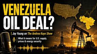 Could Venezuela’s Oil Change America’s Energy Future? | Jay Young on The Andrea Kaye Show
Jay Young, Founder & CEO of King Operating Corporation, joins The Andrea Kaye Show in San Diego to discuss reports of a potential U.S. deal involving Venezuela’s massive oil resources.
Jay breaks down why the United States continues to need more oil, what Venezuela’s reserves could mean for future supply, the challenges of increasing production, U.S. refinery capacity and why bringing additional barrels to market takes significant time, infrastructure and investment.
They also discuss the Strategic Petroleum Reserve, growing global oil demand and the importance of strengthening America’s long-term energy security.
Subscribe for more oil and gas insights from Jay Young.
#OilAndGas #Venezuela #EnergySecurity #OilPrices #JayYoung #KingOperating
DISCLAIMER: All content and all statements made herein, including by any speaker or participant, except those expressly made as a statement of fact, including plans, intentions, beliefs, and projections, are forward-looking statements, involve risks and uncertainties, and should be evaluated as such. All statements related to any past or current offering of King Operating Corporation or its subsidiaries or affiliates are expressly qualified and made subject to the applicable offering document(s) and all information, disclosures, and disclaimers contained therein. No content is intended, nor should it be construed, as providing tax, investment, or legal advice.
More information:
https://KingOperating.com Could Venezuela’s Oil Change America’s Energy Future? | Jay Young on The Andrea Kaye Show