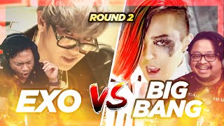 Round 2: EXO 엑소 'Tempo' vs BIGBANG - FANTASTIC BABY MV Reaction & Review. Banger vs Banger.