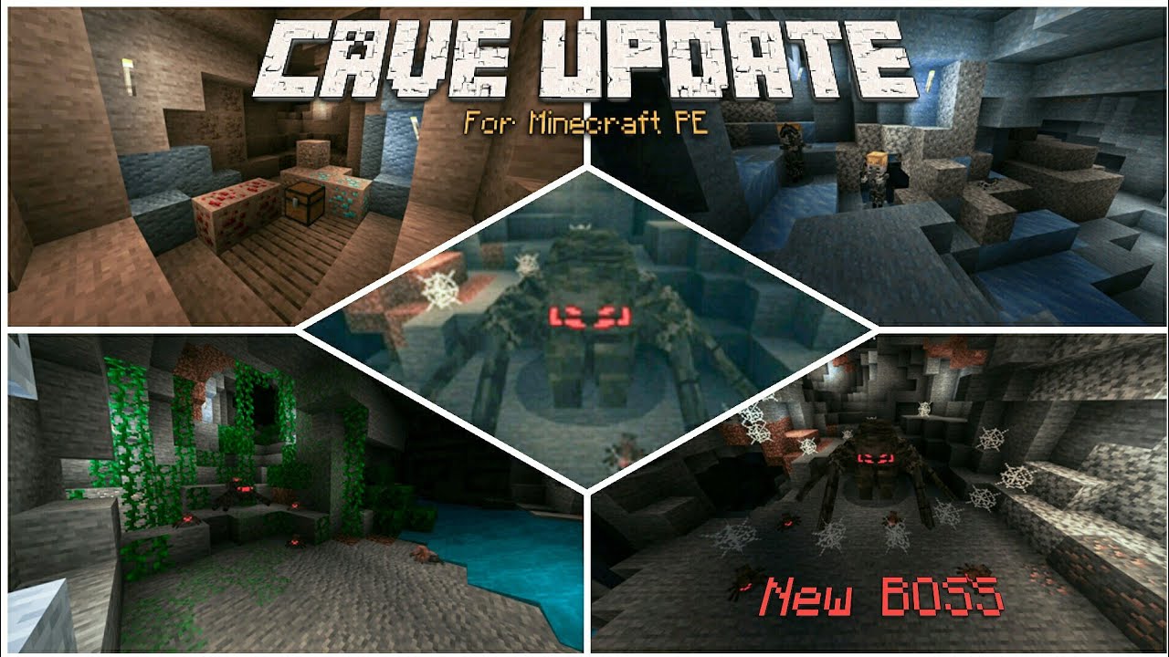 cave update addon for mcpe