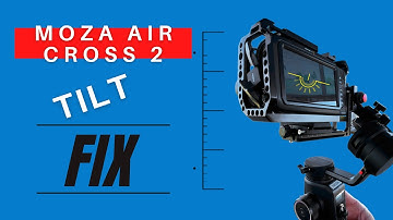 FIX The Tilt On Moza Air Cross 2 | Ming Effect Stabilizer Fix
