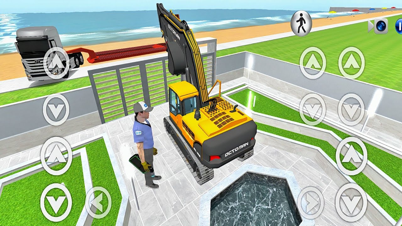 New Mission Transport EXCAVATOR Leave from VILLA & Heavy Crane Truck  To Airport ✈️🚇🚗🚛