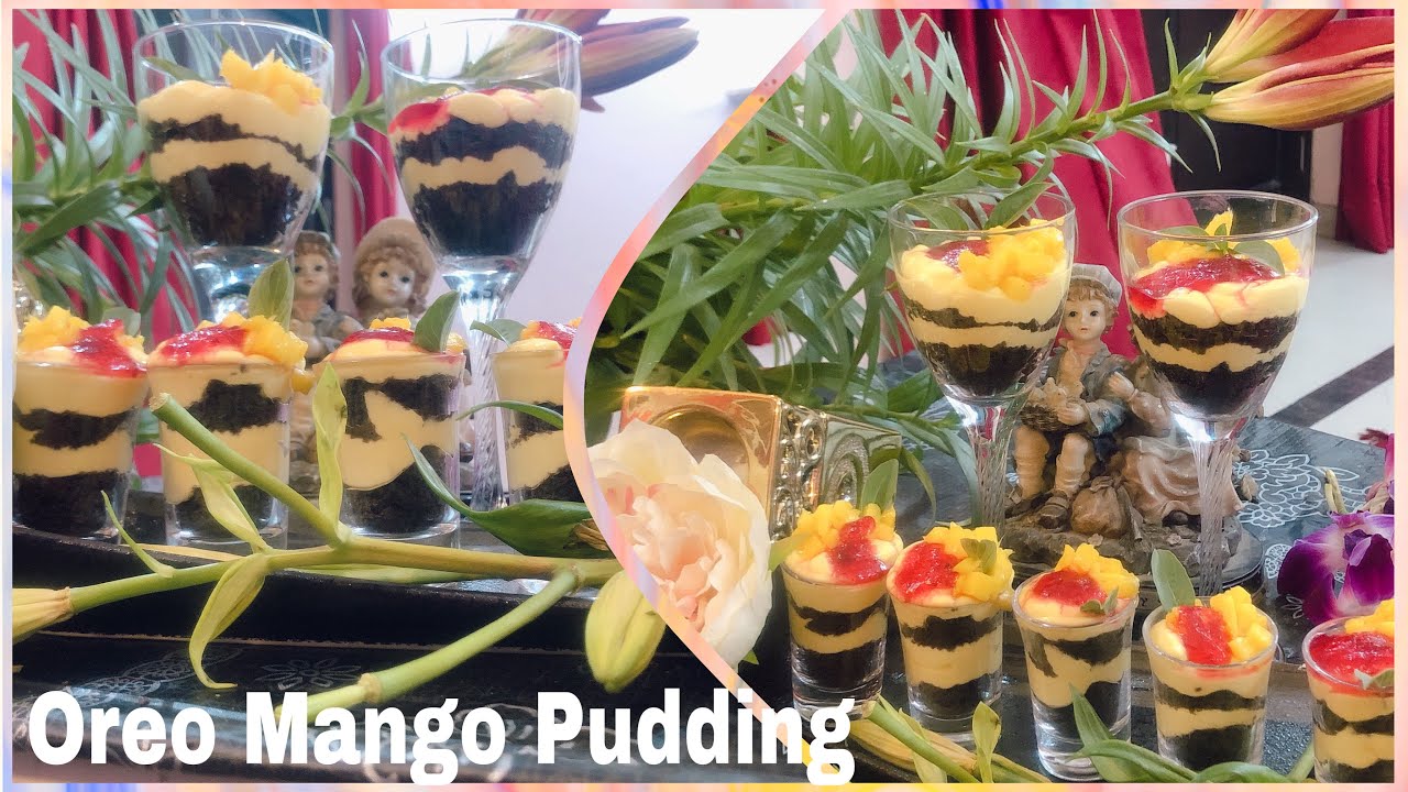 Mango Oreo Shrikhand Recipe | 3 Ingredients | Easy mango dessert #OreoMangoShrikhand #MangoShrikhand | Food and Passion by Kavita Bardia