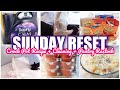 SUNDAY RESET \\ CROCK POT RECIPE + CLEANING + RESTOCKING PANTRY SNACKS