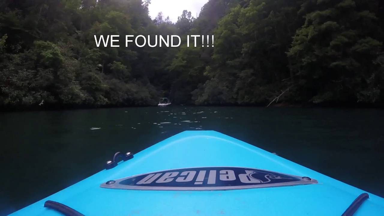 kayak fishing and exploring lake jocassee pelican trailblazer 100 YouTube