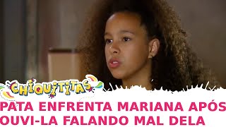 Pata enfrenta Mariana após ouvi-lá falando mal dela