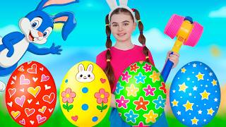 Easter Egg Surprise 🥚 Color Song & Nursery Rhymes | Nick and Poli