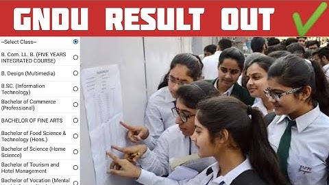 Gndu Result Out ✔️ || Gndu Odd Semester Exam Result || Gndu Result 2022 || Gndu Result 2023