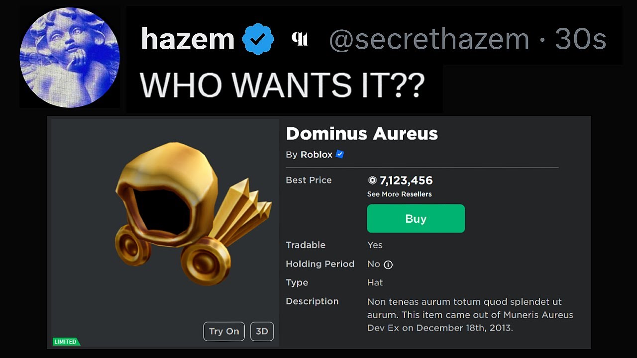 Hazem is Giving a DOMINUS Away for FREE 