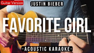 Favorite Girl [Karaoke Acoustic] - Justin Bieber [HQ Backing Track]