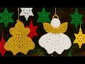 🆕 Unique Crochet SECRET ANGEL 👼 Heartfelt GUARDIAN ANGEL Christmas Ornament