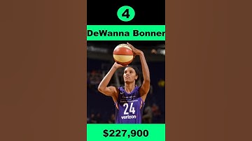 Top 10 Highest Paid WNBA Players in the World (2022) #wnba #shorts