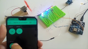 SMART HOME AUTOMATION- DOMOTIQUE DE MAISON  CARTE WEMOS ESP8266 BLYNK